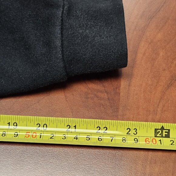 Burberry Long Sleeve Pullover Front Snap Pockets Relaxed Fit Crewneck Bk Sz S - Picture 15 of 16